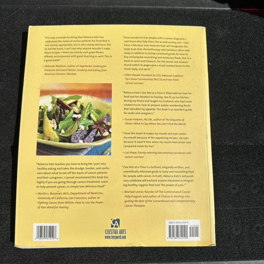 One Bite at Time : Nourshing Recipes for People with Cancer, Survivors, and...‎